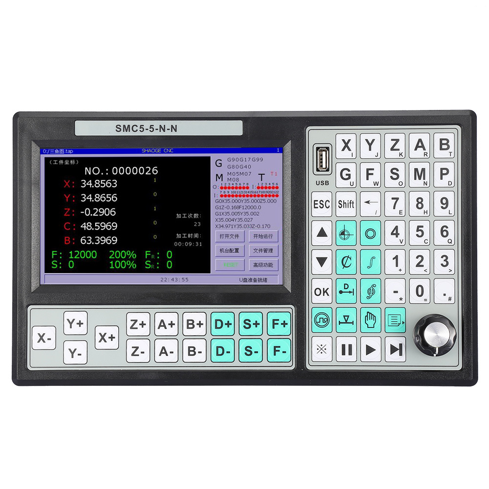 CNC5轴脱机控制器支持电子手轮