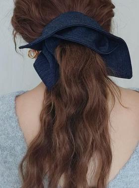 【SANDERSONIA】原创小众设计感时尚方巾大肠方形发圈皮筋发饰