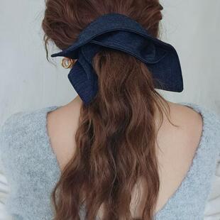 【SANDERSONIA】原创小众设计感时尚方巾大肠方形发圈皮筋发饰