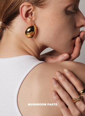 耳环新款2023爆款高级感轻奢夸张冷淡小众设计感耳饰女气质名媛