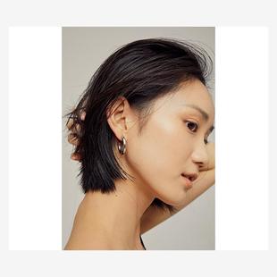 Wearring X Cassie 172 欧美大牌ins博主同款简约质感圈圈hoops耳