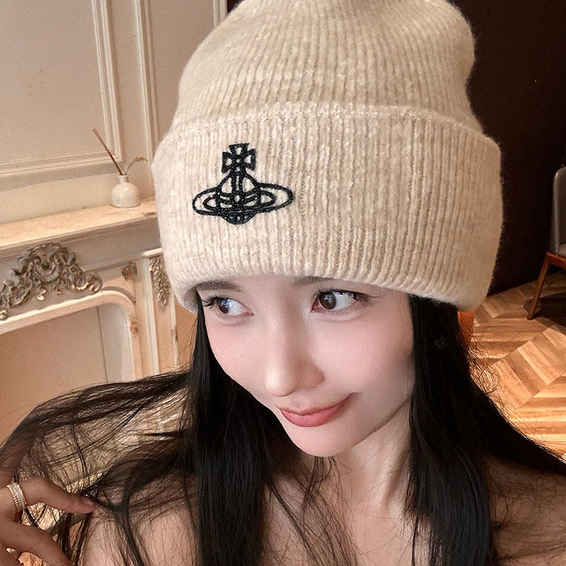 本命冷帽！烫钻土星图案秋冬黑色百搭保暖针织毛线 线帽子女网红,服饰配件/皮带/帽子/围巾,帽子,淘宝优惠券,粉丝福利购,淘宝优惠卷