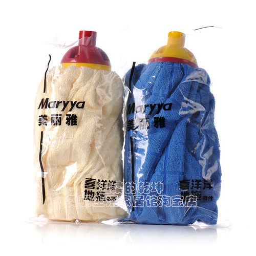 美丽雅喜洋洋拖头 拖把备件 拖布/替换头 吸水 超细纤维 4个免邮 - 封面