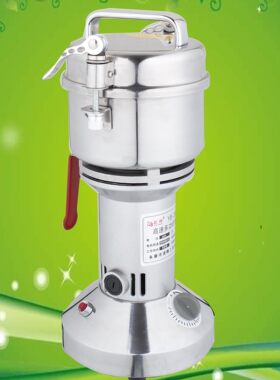 运邦小型打粉机家用粉碎机食品磨粉机五谷杂粮研磨多功能打碎机