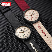 漫威蜘蛛侠手表男款 学生初中高中男生青少年中学生电子机械石英表