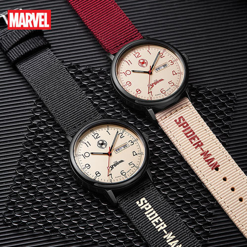 漫威蜘蛛侠手表男款学生初中男生