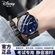 迪士尼手表男款 学生初中高中男生考试专用青少年男孩机械石英指针