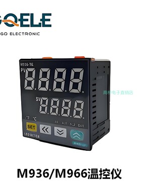 高桥温控仪GQEM超大数码管显示屏M966-TE/S2-TM1K/A01热电偶K输入