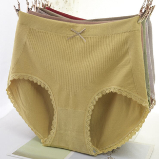 外贸内裤女原单日单出口日本内裤女高腰简约无缝包臀女士三角裤
