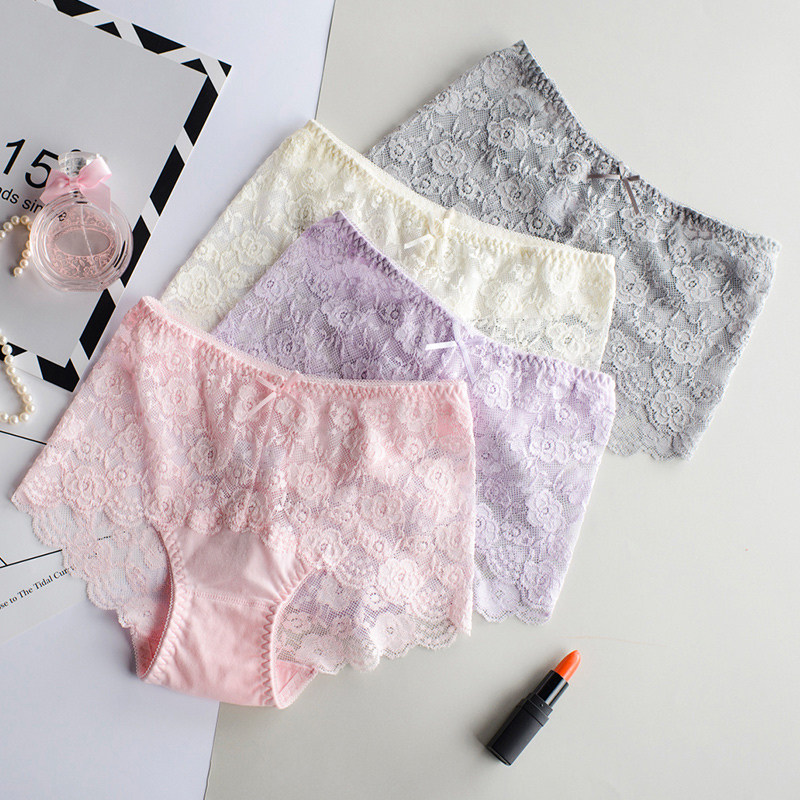 外贸内裤女原单日单出口日本高腰蕾丝女内裤少女士性感透气三角裤,女士内衣/男士内衣/家居服,女三角裤,淘宝优惠券,粉丝福利购,淘宝优惠卷