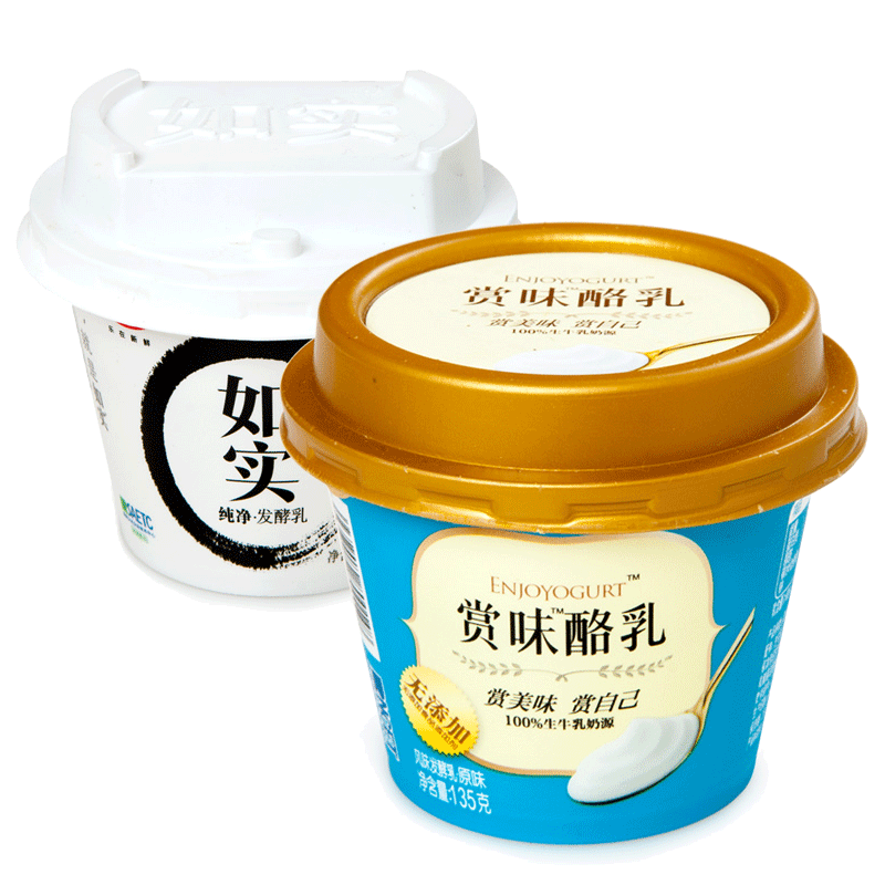 光明如实赏味组合135gx6杯/4杯纯净发酵乳纯酸奶无添加蔗糖