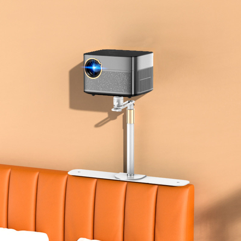 投影仪支架隐藏式家用床头沙发插入式免安装免打孔插缝伸缩置物架