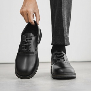 Cleanfit休闲方头德比鞋男款皮鞋增高6cm鞋英伦通勤复古休闲男鞋