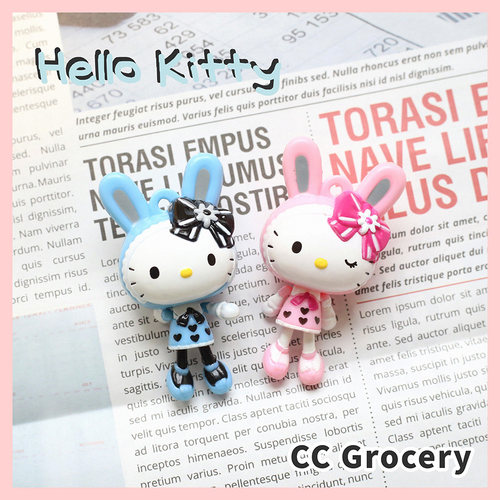 CCの雜貨鋪 日Vintage sanrio  复古 hello kitty 四肢会动 圣诞