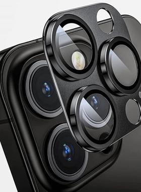 Full Cover Camera Lens Protector on适用于iPhone 14 15 Pro Max 13 12 Mini 11 Pro Max Camera Protector
