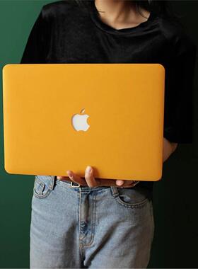 愛馬暖心黃macpro13保护壳16寸电脑壳mac11/12壳macAir13/M1 13寸