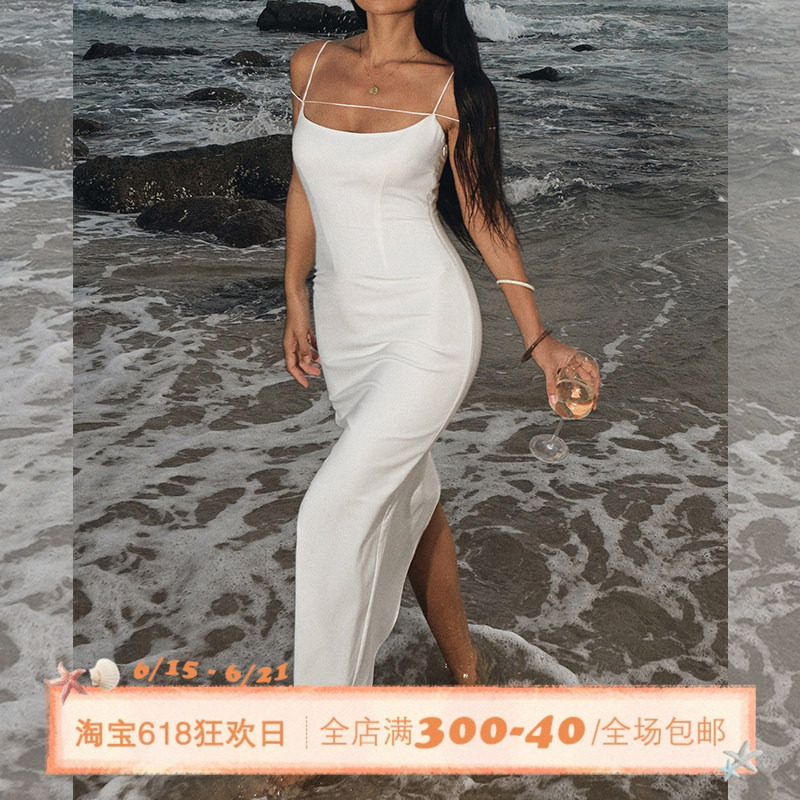 ITSNIKAR法式高级感吊带连衣裙