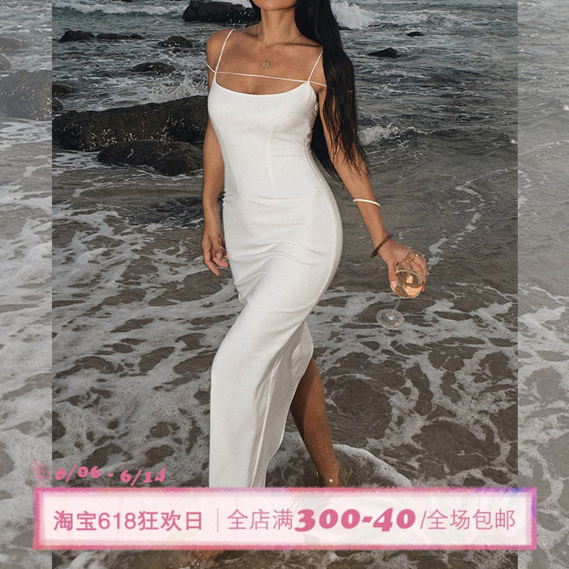 ITSNIKAR法式高级感吊带连衣裙