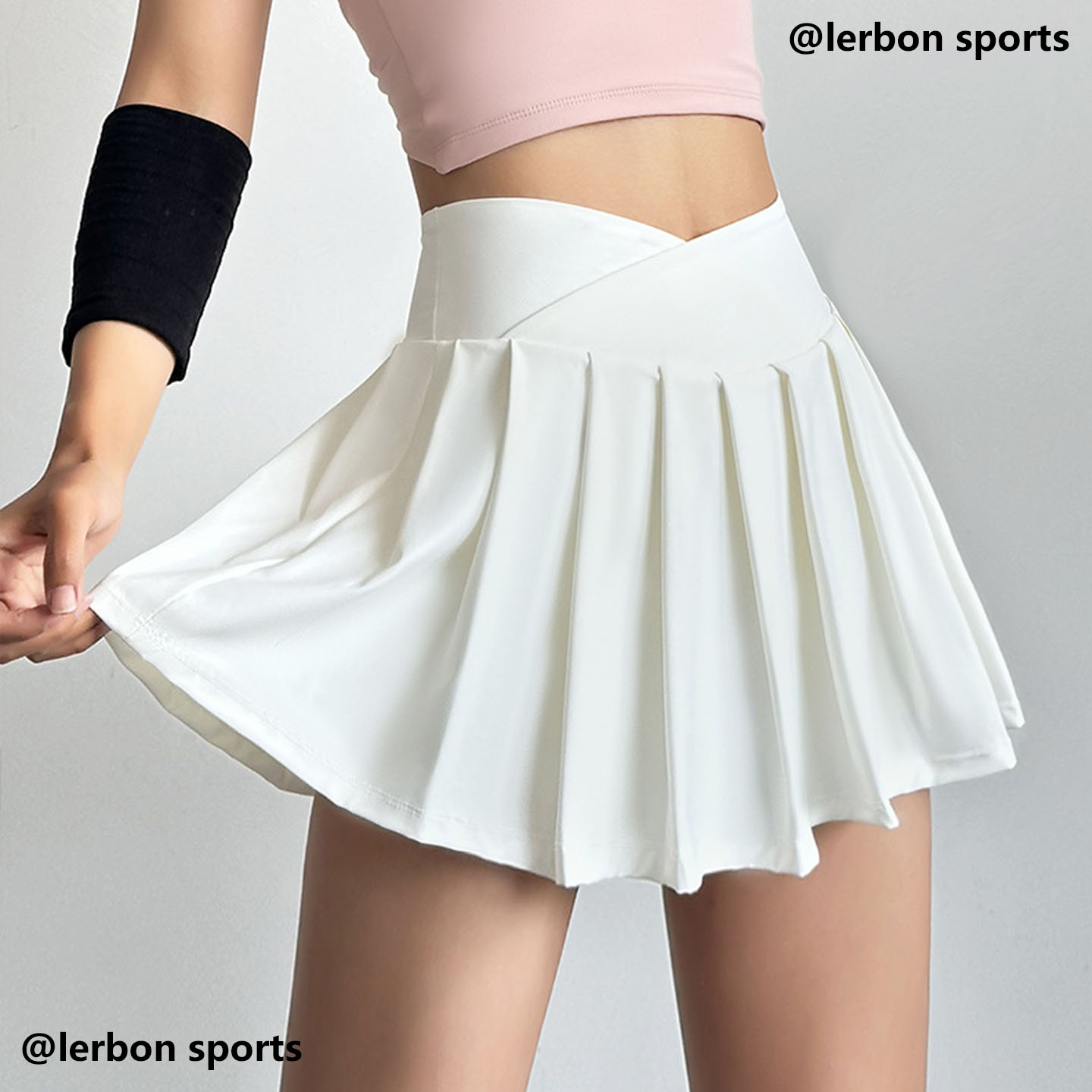 夏季防走光瑜伽裙运动短裙