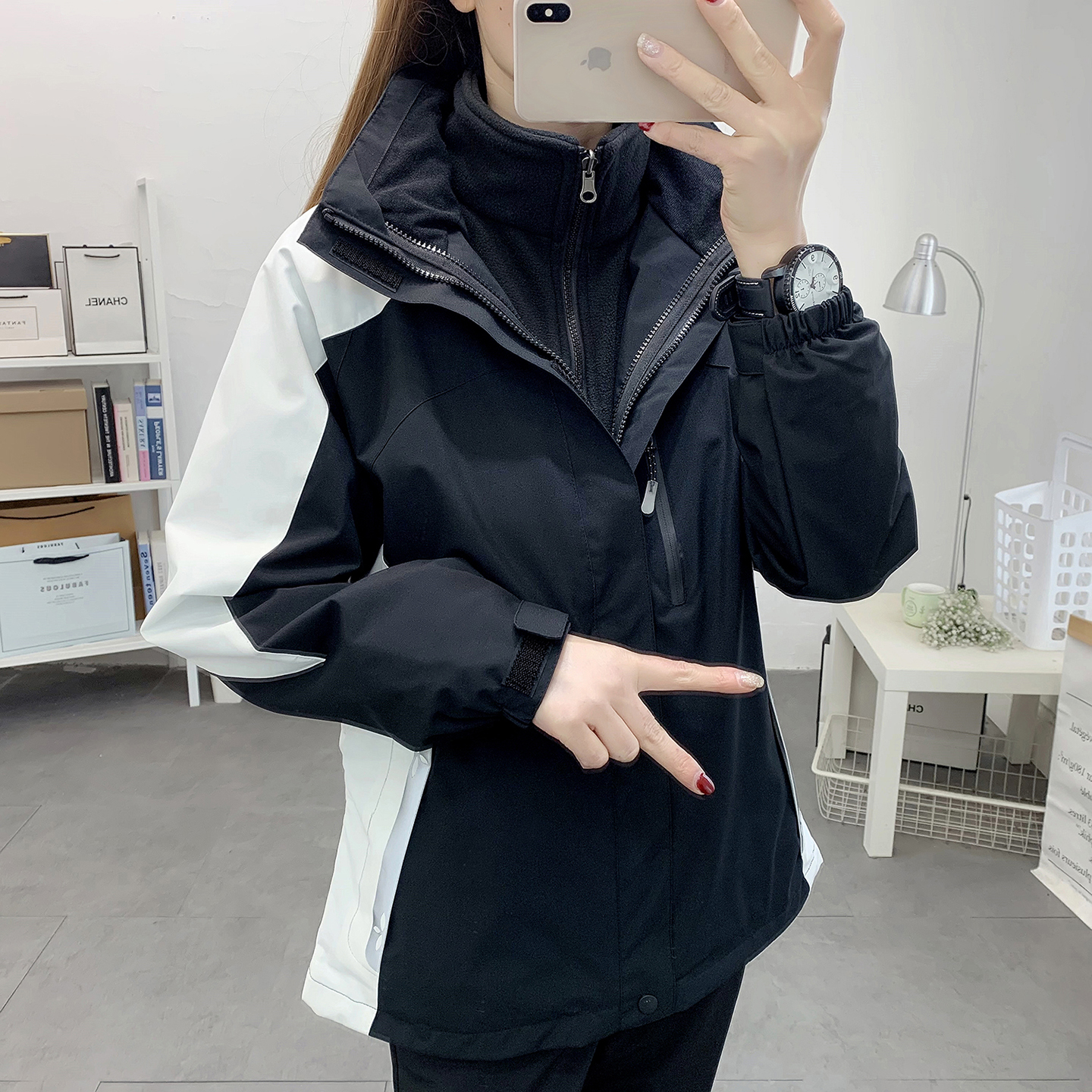厂家直销保暖可脱卸冲锋衣