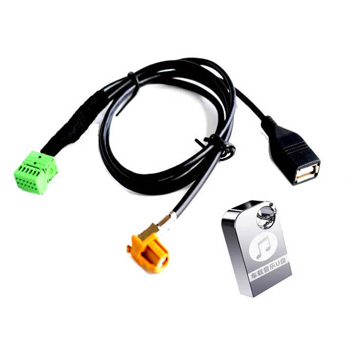 Q5Q7奥迪车载ami数据线ami转usb