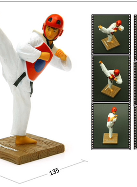 树脂工艺品创意跆拳道基本武术馆