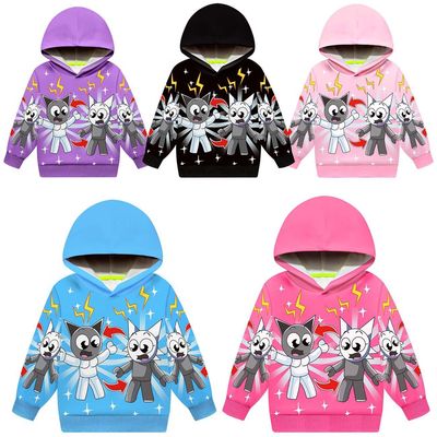 004男女中大童套头连帽卫衣