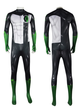 24卡通万圣节绿灯侠凯尔·雷纳Kyle Rayner舞台表演服装cos扮演服