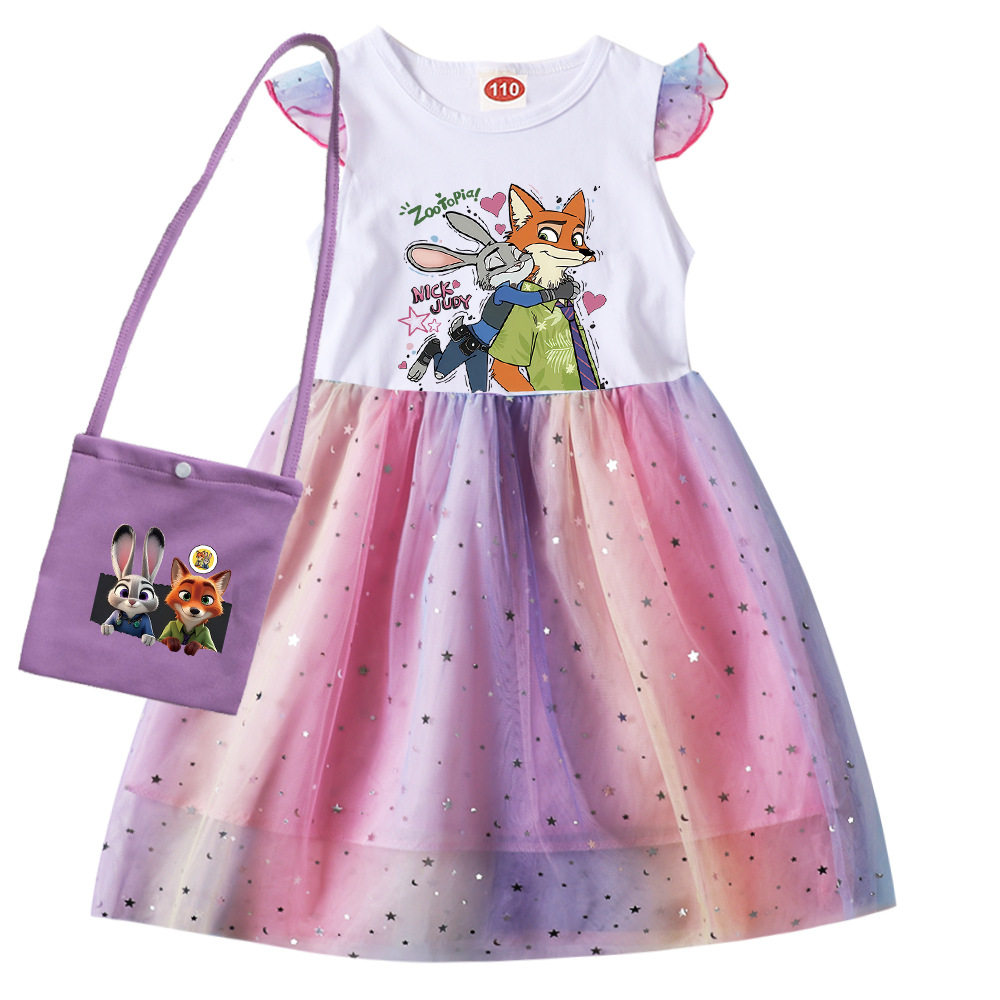 004+包包100-140女童亮片连衣裙