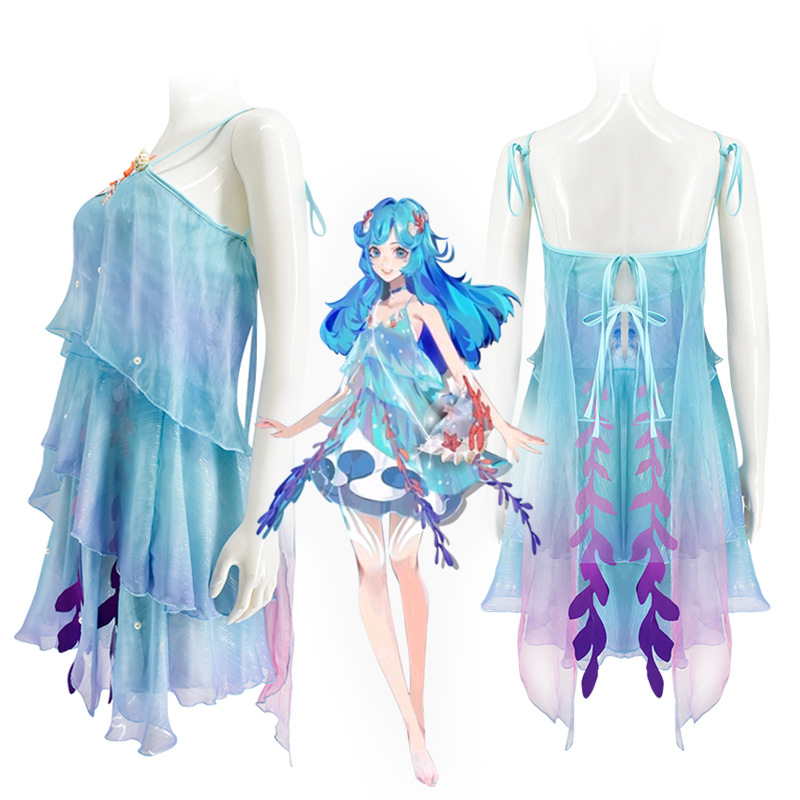 004次元cy服装美人鱼C服女裙