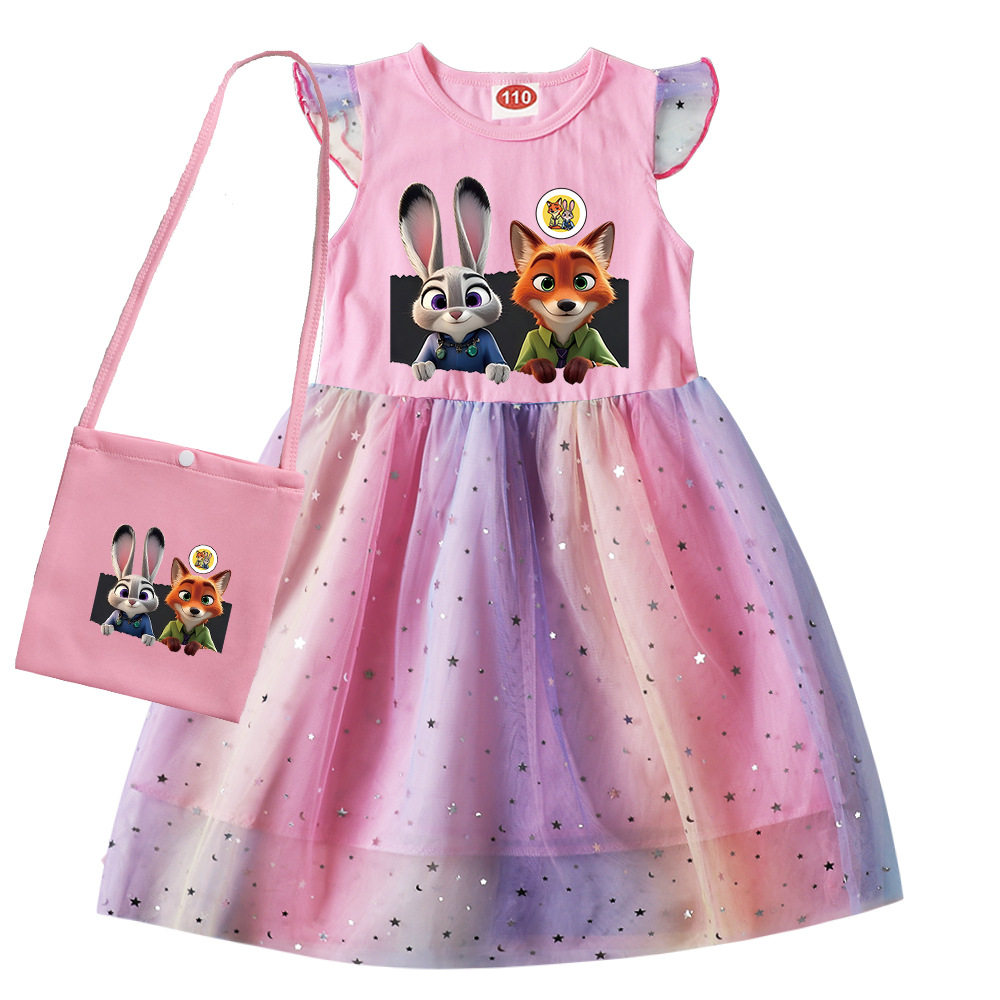 004+包包2-10岁夏季女童连衣裙