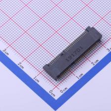 2041119-1 金手指连接器 mPCI-E mSATA 0.8mm P数:52