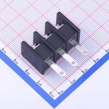 DBT30H-9.5-3P-BK-P 栅栏式接线端子 9.5mm 每排P数:3 排数:1 直