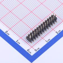 X4621WVS-2x13I-C40D64 排针 2mm 2x13P 立贴 方针 L=8.95 PA6T