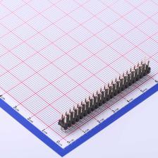 X6521WV-2x23H-C30D60 排针 2.54mm 2x23P 直插 方针 高镀金 抗氧