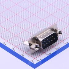 DS1034-09MUNSi44 D-Sub/DVI/HDMI连接器 D-Sub 公 P数:9 蓝色,脚