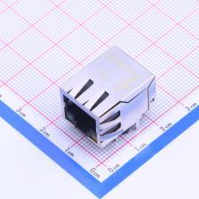 13F-69GYDP2NL 以太网连接器(RJ45 RJ11) 带LED