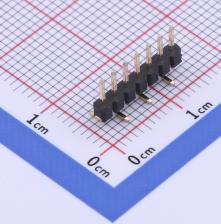 X4611WVS-07I-C40D44R1 排针 2mm 1x7P 立贴 方针