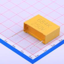 MPP684K0250D261910B2315 聚丙烯膜电容(CBB) 680nF ±10% 250V