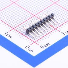 B-2101S10P-A110 排针 1.27mm 1x10P 直插