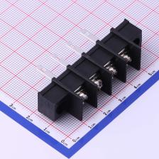 KF45HM-9.5-4P 栅栏式接线端子 9.5mm 每排P数:4 排数:1 直针 中