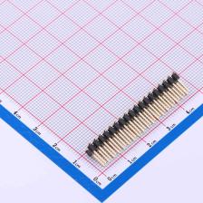 X6521WVS-2x18H-C60D74 排针 2.54mm 2x18P 立贴 方针