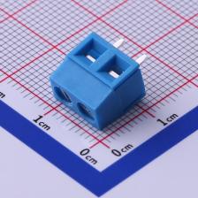 DB127V-5.0-2P-BU-S 螺钉式接线端子 5mm 排数:1 每排P数:2 直针