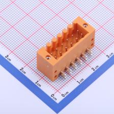 KF2EDGERM-3.5-2*6P 插拔式接线端子 板端/插座-闭口 3.5mm 排数: