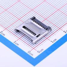 472192001 SD卡连接器 翻盖式 卡座