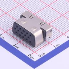 DB7F4-501-000-0H D-Sub/DVI/HDMI连接器 D-Sub 母 P数:15 短体沉