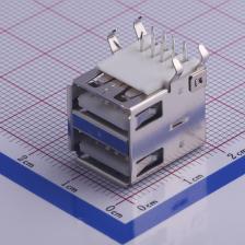 USB304FA-A2009307 USB连接器 Type-A 母座 弯插