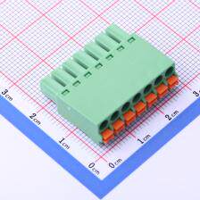 DB2EKN-3.81-7P-GN 插拔式接线端子 插头 3.81mm 排数:1 每排P数: