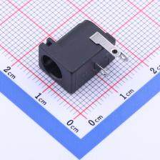 DC-D005B-200 AC/DC电源连接器 DC电源插座 内径:2mm 外径:6.4mm