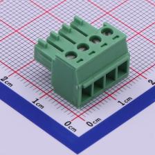 1803594 插拔式接线端子 插头 3.81mm 排数:1 每排P数:4